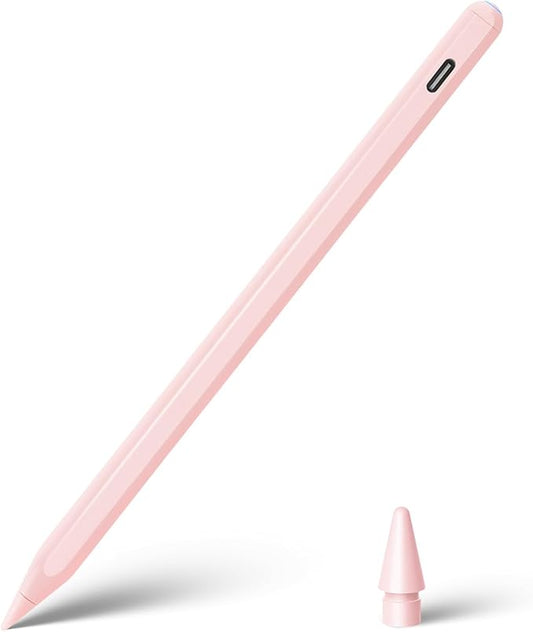 Apple Pencil : Fast Charging Palm Rejection Tilt Sensitive Pixel Precision Good for iPad 6-11 Generation iPad Pro 11/12.9/M4/M5 iPad Air 3/4/5/M2/M3iPad mini 6/5 Pink
