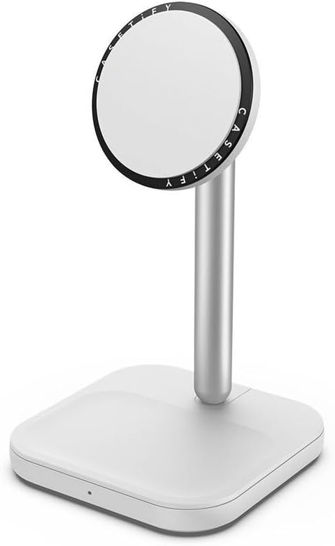 CASETiFY PowerThru 2-in-1 Charging Stand - White