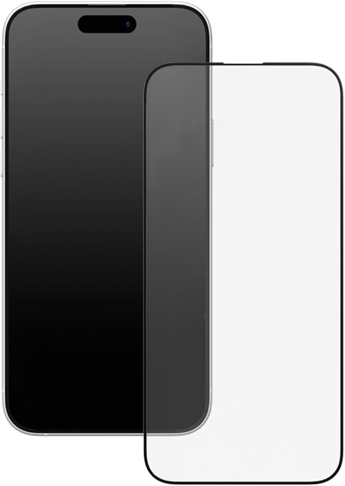 RhinoShield 9H Tempered Glass Screen Protector Compatible with iPhone 16 Plus / 15 Plus / 14 Pro Max | Transparency Scratch and Blue Light Resistant 3D Curved Coverage Installation Tool Included