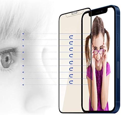 PERFECTSIGHT Screen Protector Compatible with Apple iPhone 12 Pro Max 2020 6.7 inch [HD Clear Medical Device] Anti-Blue Light/Phone Radiation Tempered Glass
