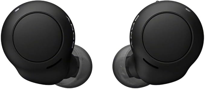 Sony WF-C500 True Wireless Headphones - Up to 20 Hours Battery - Charging case - Voice Assistant Compatible - Built-in mic for Phone Calls - Reliable Bluetooth - Black