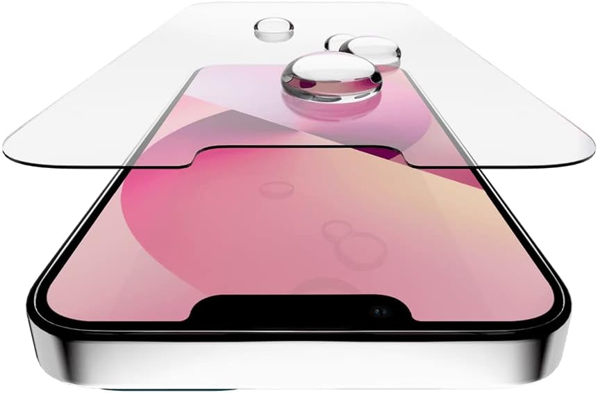 ITSKINS Hybrid // Glass with Eco-Friendly Alignment Tool Screen Protector for iPhone 13 Mini - Transparent