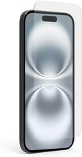 PureGear Maximum Clarity HD Tempered Glass Screen Protector for Apple iPhone 16 (2024) 6.1 Full Coverage Case Friendly Fit Lifetime Replacement (Self Alignment Installation Tray included)