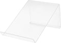 POPETPOP Phone Stand for Desk Stylish Desktop Holder for Landline Cellphones Durable Support for Office Use Non Slip Design Maximizing Space Transparent Riser