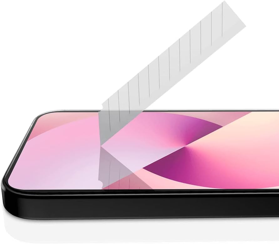 ITSKINS Hybrid // Glass with Eco-Friendly Alignment Tool Screen Protector for iPhone 13 Mini - Transparent