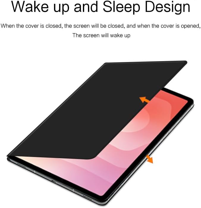 Magnetic Case for Galaxy Tab S11 2025 11 Inch with S-Pen Holder Lightweight and Slim Magnetic Stand Case with Auto Sleep/Wake for Samsung Tab S11 5G SM-X736B/ SM-X730 Black
