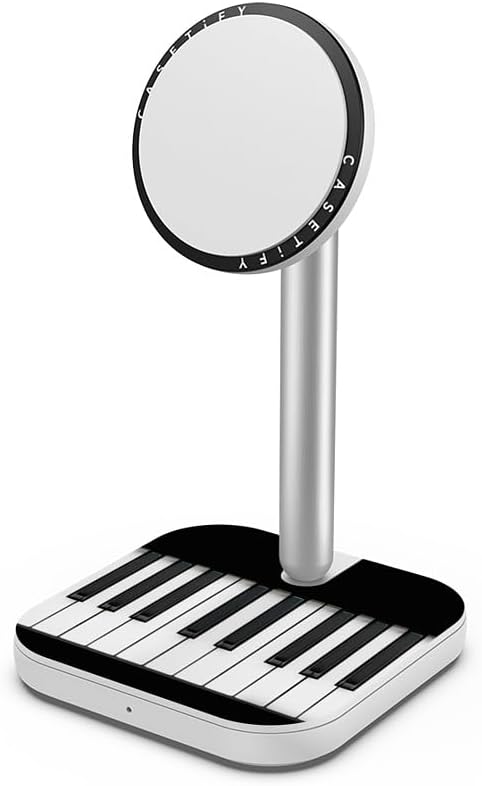 CASETiFY PowerThru 2-in-1 Charging Stand - Piano Keys