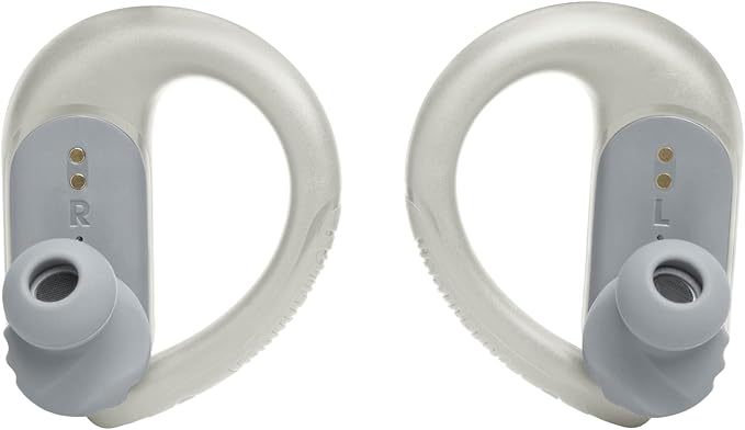 JBL Endurance Peak 3 - Dust and Water Proof (IP68) True Wireless Active Earbuds JBL Pure Bass Sound Up to 50 Total Hours of Playback with Speed Charge Ambient Aware &amp Talk Thru (White)