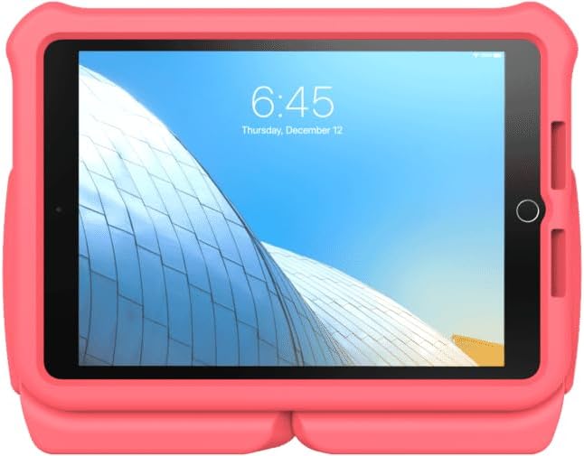 ZAGG Gear4 Orlando Case for iPad 10.2 9th 8th &amp 7th Generation - Kids Tablet Case Made with D3O Case for Kids Shockproof Stand Kids Case for iPad 9/8/7 Gen 10.2-Inch Coral Pink