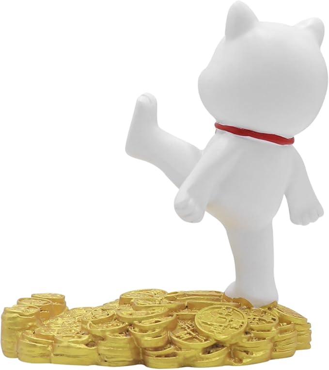 White Cat Standing