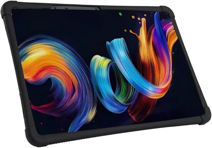4 Thicken Cornors Shockproof Silicon Cover Case Compatible with Fro TCL NxtPaper 11 Plus 11.5 (9469x) Tablet Folding Stand Protective Pencil Full Protection ((TCL NxtPaper 11 Plus 11.5(9469x) Black)
