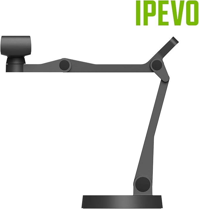 IPEVO Uplift Multi-Angle Arm for Smartphones Multi-Jointed Phone Holder for Visual Communication and Presentations Small Footprint Smartphone Stand for Remote Work and Distance Learning.