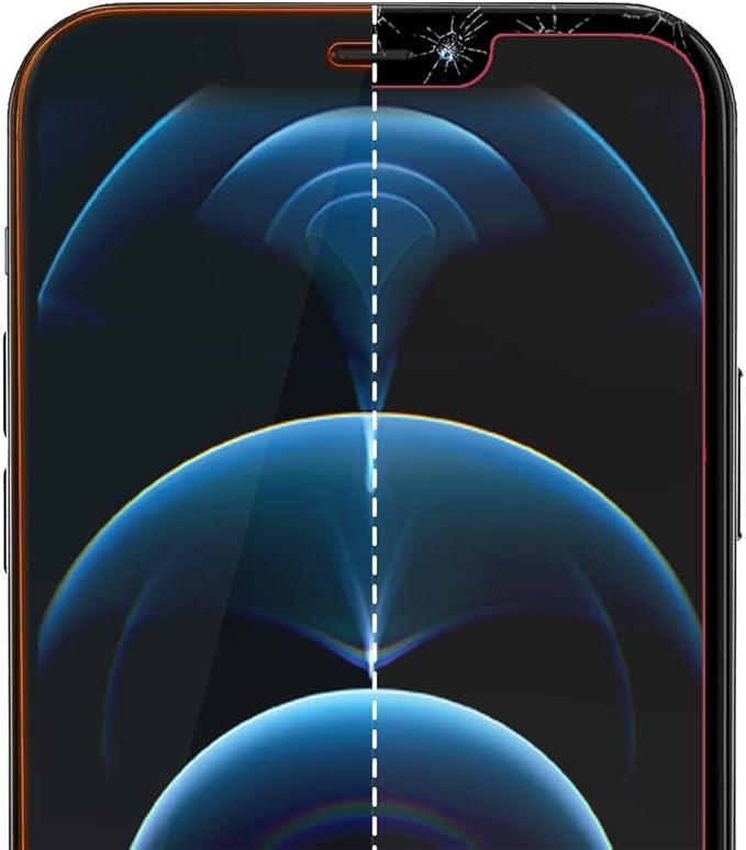 ITSKINS Hybrid // Glass Cell Phone Screen Protector with Eco-Friendly Alignment Tool Tempered Glass Screen Protector Easy Installation Scratch Resistant and Bubble Free - iPhone 12 Pro Max