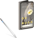 BoxWave Stylus Pen Compatible with Google Pixel Fold - AccuPoint Active Stylus Electronic Stylus with Ultra Fine Tip - Metallic Silver