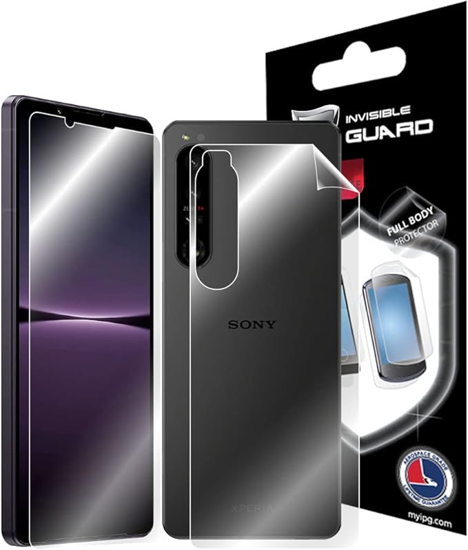 IPG For Sony Xperia 1 IV XQ-CT72 5G FULL BODY Protector Invisible Touch Screen Sensitive Ultra HD Clear Film Anti Scratch Skin Guard - Smooth/Self-Healing/Bubble -Free Screen &amp Back