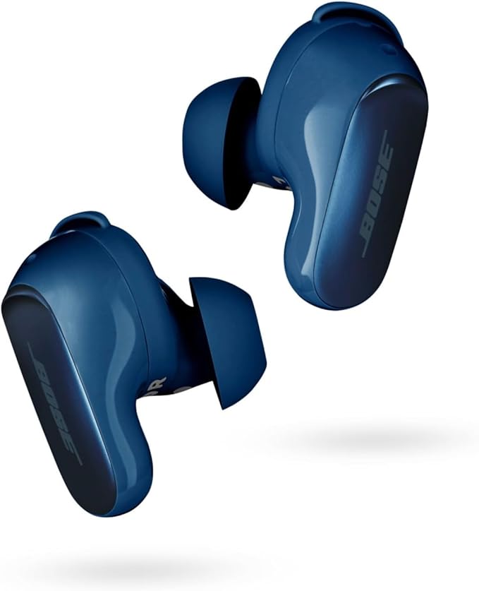 Bose QuietComfort Ultra Bluetooth Earbuds Wireless Earbuds with Spatial Audio and World-Class Active Noise Cancellation Deep Bass Up to 6 Hours of Playtime Lunar Blue - Limited Edition Color