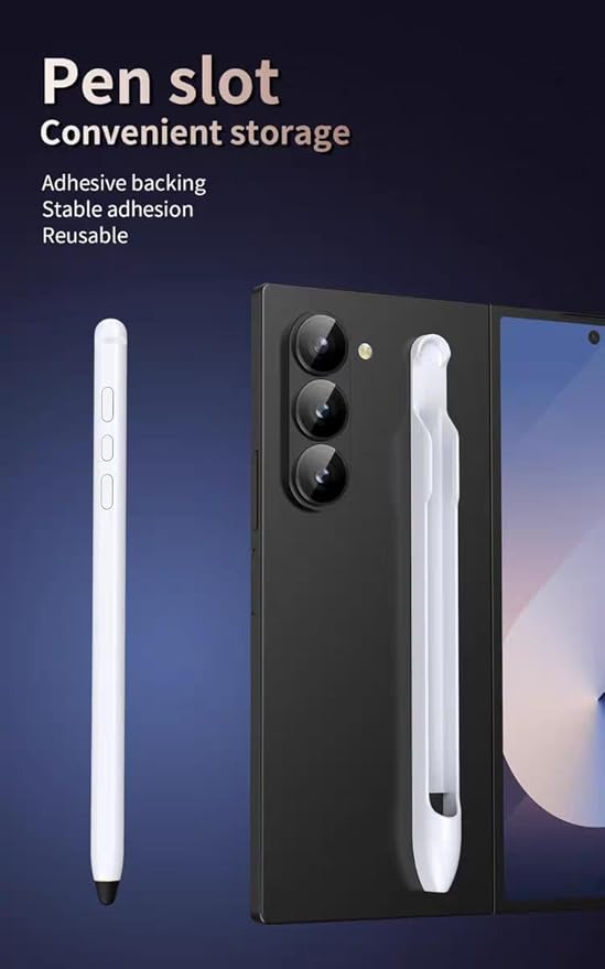 Z Fold 7 S Pen (WithBluetooth) for Samsung Galaxy Z Fold 7/ Fold 6 Fold EditionStylus Pen for Samsung Galaxy Tablet Android Microsoft Surface AMZ Fire HDApple All Touch Screen Devices (White) ﻿