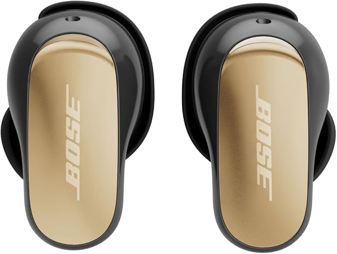 Bose QuietComfort Ultra Earbuds (2nd Gen) - Wireless Noise Cancelling Earbuds with Mic Immersive Audio USB-C Charging Up to 6 Hours Battery IPX4 Rating Desert Gold - Limited Edition Color