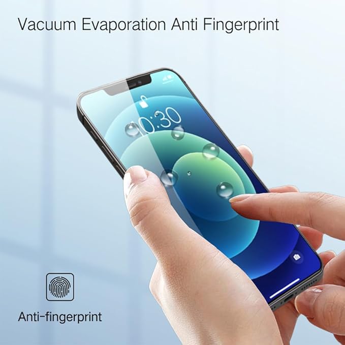 PERFECTSIGHT Screen Protector Compatible with Apple iPhone 12 Pro Max 2020 6.7 inch [HD Clear Medical Device] Anti-Blue Light/Phone Radiation Tempered Glass