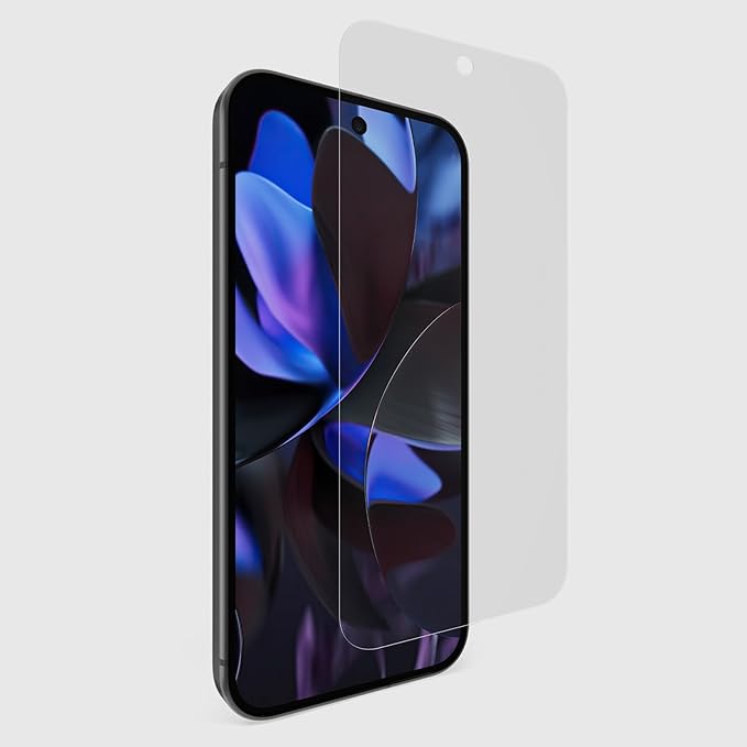 Case-Mate Google Pixel 9/9 Pro Ultra Screen Protector - 6.3 Inch - Anti-Scratch Tempered Glass w/5x Shatter Protection - Durable 9H Glass w/Installation Frame High Clarity Case Friendly Easy Apply
