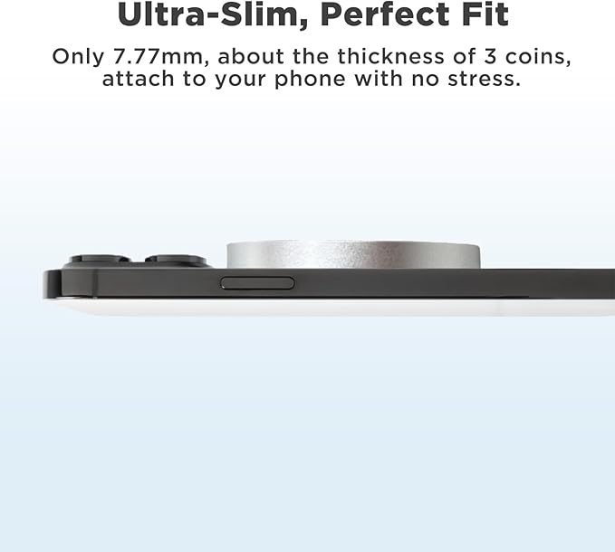 Innergie 15W Qi2 Magnetic Wireless Charger Compatible with Android Phone iPhone Samsung AirPods 3/Pro Pro 2 and More. (Delta Electronics)
