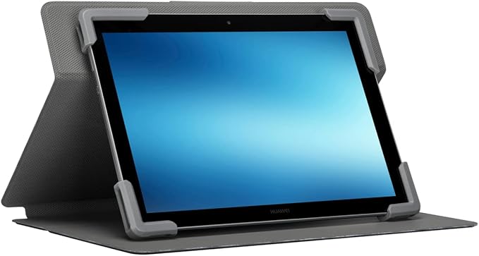 Targus SafeFit THZ785GL Carrying Case (Folio) for 10.5 Samsung Acer Asus Amazon HP Dell Lenovo Google Huawei Apple Tablet - Black - Bump Resistant Drop Resistant Shock Absorbing Corne