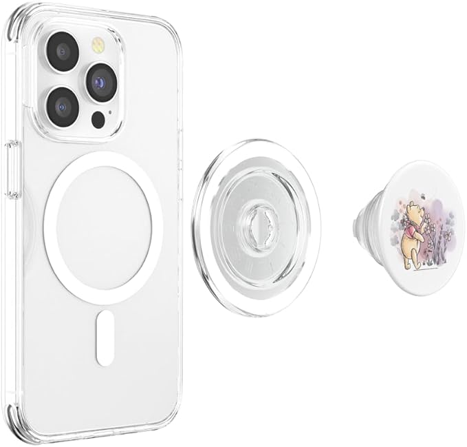 Winnie The Pooh - Smell The Flowers PopSockets PopGrip for MagSafe