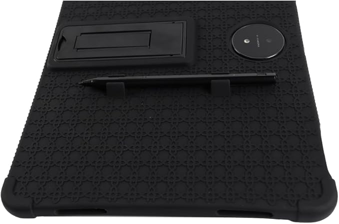4 Thicken Cornors Shockproof Silicon Cover Case Compatible with Fro TCL NxtPaper 11 Plus 11.5 (9469x) Tablet Folding Stand Protective Pencil Full Protection ((TCL NxtPaper 11 Plus 11.5(9469x) Black)