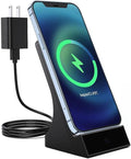 LIZVIE Phone Charger Dock 1080P Full HD Wide-Angle Charging Cam Indoor Wireless Charger Cam with 120° Lens APP Remote Control Wireless Charging for Home Security Office or Pets.