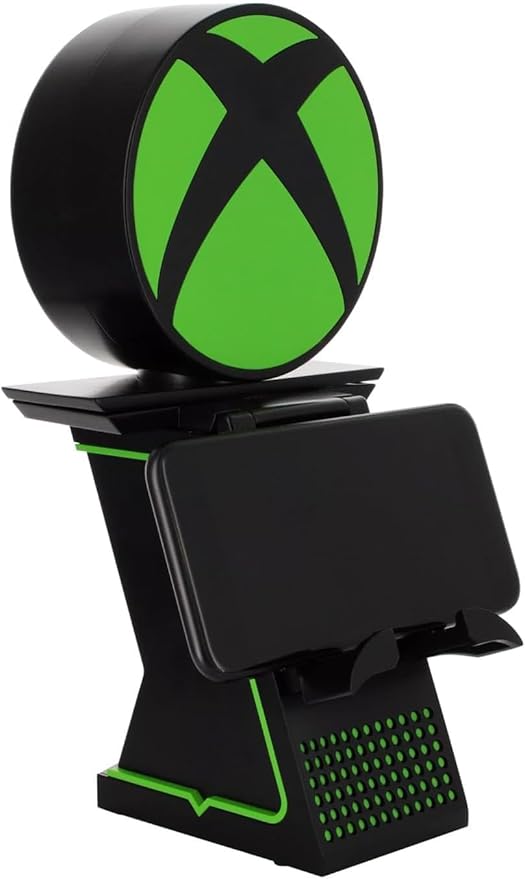 Exquisite Gaming Xbox Light Up LED Ikon Stand with Rotating Holder &amp USB Charging Ports