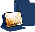 Magnetic Case for Galaxy Tab S8 11 inch 2022 (SM-X700/SM-X706)/S7 2020 (SM-T870/T875) with S-Pen Holder Lightweight and Slim Magnetic Stand Case with Auto Sleep/Wake Blue