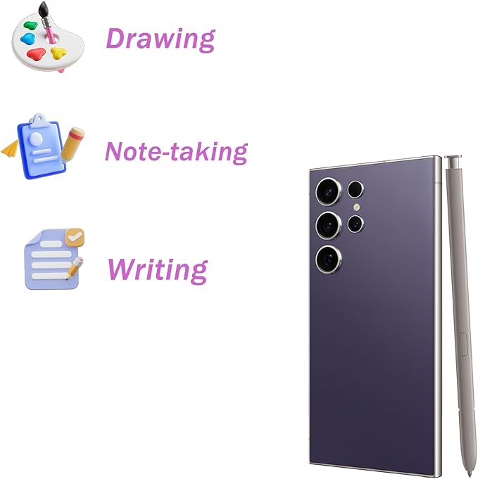 S24 Ultra S Pen for Samsung Galaxy S24 Ultra S Pen Replacement US Version EJ-PS928BJEGUS for Samsung Galaxy S24 Ultra Stylus Pen withBluetooth (Violet)