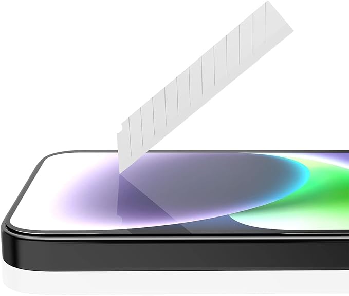 ITSKINS Hybrid // Glass Cell Phone Screen Protector with Eco-Friendly Alignment Tool Tempered Glass Screen Protector Easy Installation Scratch Resistant and Bubble Free - iPhone 14
