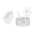 Magnetic Wireless Charger for iPhone 17 16 1510FT Long Fast Phone Charging Pad with USB C Wall Charger Block For iPhone 17 Pro Max/17/iPhone 16 Pro Max/15/Plus/Pro/14/13/12 SeriesAirPods 4/3/2/Pro 2