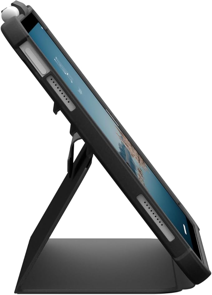 URBAN ARMOR GEAR UAG Designed for iPad A16 Case 11 11th Gen 2025 10.9 10th Gen 2022 (A3354 A3355) Plyo LT - Armor Shell Folio Cover with Adjustable Kickstand &amp Pencil Holder Ice/Black