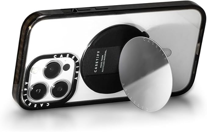 CASETiFY Snappy Grip Stand Compatible with Magsafe - Silver Mirror