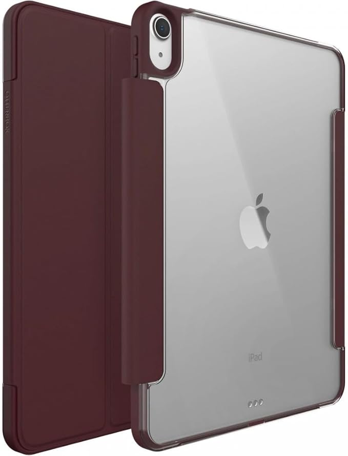 OtterBox - Symmetry Series 360 Case for 11 iPad Air M2/4th/5th Gen - Scratch Resistant Tablet Case with Adjustable Folio Sleek &amp Slim Design (Ripe Burgundy)