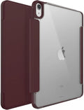 OtterBox - Symmetry Series 360 Case for 11 iPad Air M2/4th/5th Gen - Scratch Resistant Tablet Case with Adjustable Folio Sleek &amp Slim Design (Ripe Burgundy)