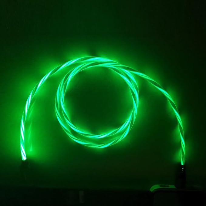 Green LED Flowing Type C to Type C