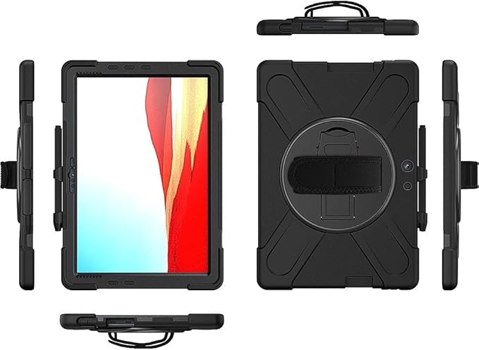 SaharaCase Protection Hand Strap Series Case for Microsoft Surface Pro X 2021 Black (TB00179)