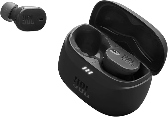 JBL Tune Buds 2 - True Wireless Noise Cancelling Earbuds with JBL Spatial Sound and Smart Ambient Technology 6 mics for Perfect Calls up to 48Hrs of Playback IP54 Dust &amp Water Resistant (Black)