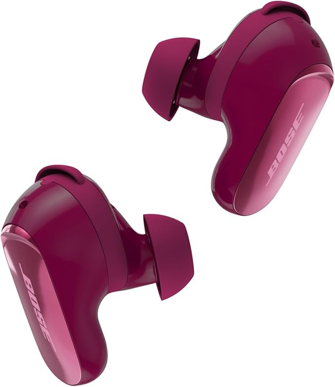 Bose QuietComfort Ultra Earbuds (2nd Gen) - Wireless Noise Cancelling Earbuds with Mic Immersive Audio USB-C Charging Up to 6 Hours Battery IPX4 Rating Deep Plum - Limited Edition Color