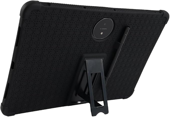 4 Thicken Cornors Shockproof Silicon Cover Case Compatible with Fro TCL NxtPaper 11 Plus 11.5 (9469x) Tablet Folding Stand Protective Pencil Full Protection ((TCL NxtPaper 11 Plus 11.5(9469x) Black)