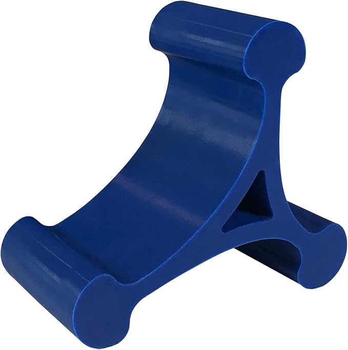 Skalene Phone Stand - 100% Silicone Rubber Adjustable Phone Holder Prop Rest - Desk Office Home Kitchen Accessory (Royal Blue)