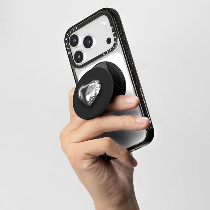 CASETiFY Snappy Grip Stand Compatible with Magsafe - Metallic Heart
