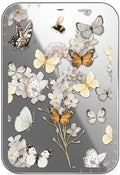 CASETiFY Snappy Card Holder Stand Compatible with Magsafe - BUTTERFLY SUNDAY - Silver Mirror