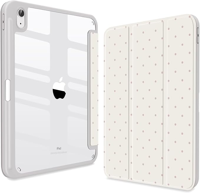 Cream Polka Dot