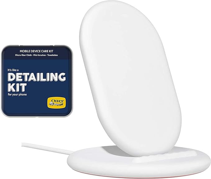Google Pixel Stand - Fast Wireless Charger for Pixel 5 4 3 Bundle with Cleaning Kit