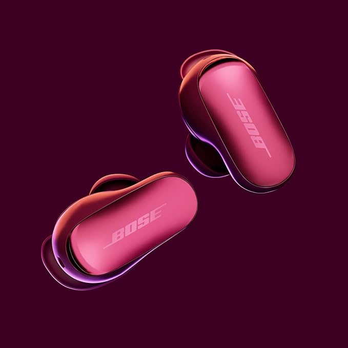 Bose QuietComfort Ultra Earbuds (2nd Gen) - Wireless Noise Cancelling Earbuds with Mic Immersive Audio USB-C Charging Up to 6 Hours Battery IPX4 Rating Deep Plum - Limited Edition Color