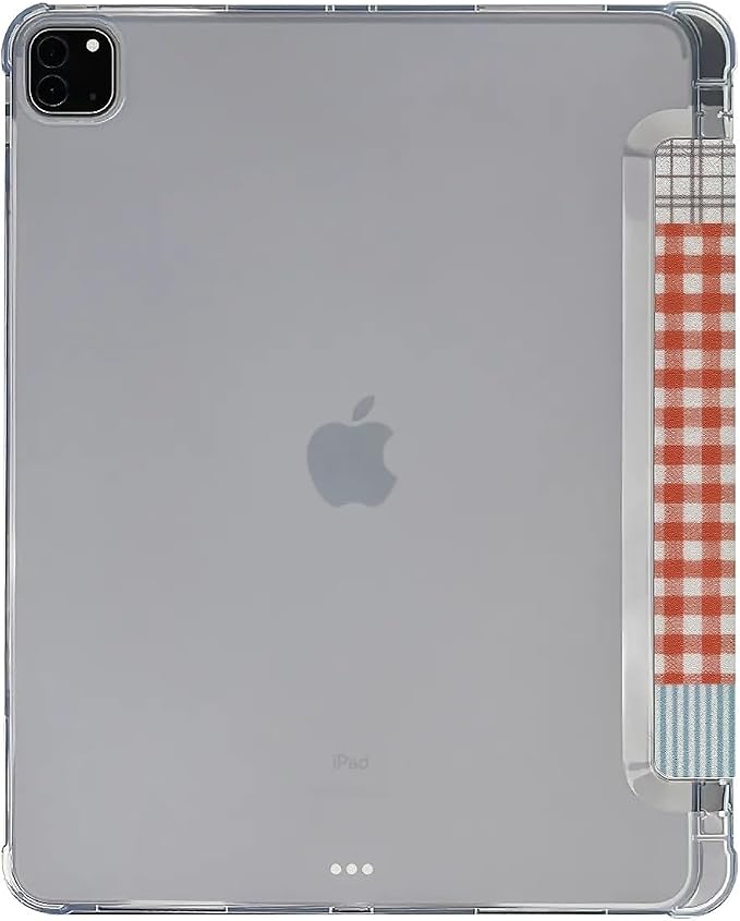 Vintage check Plaid apples